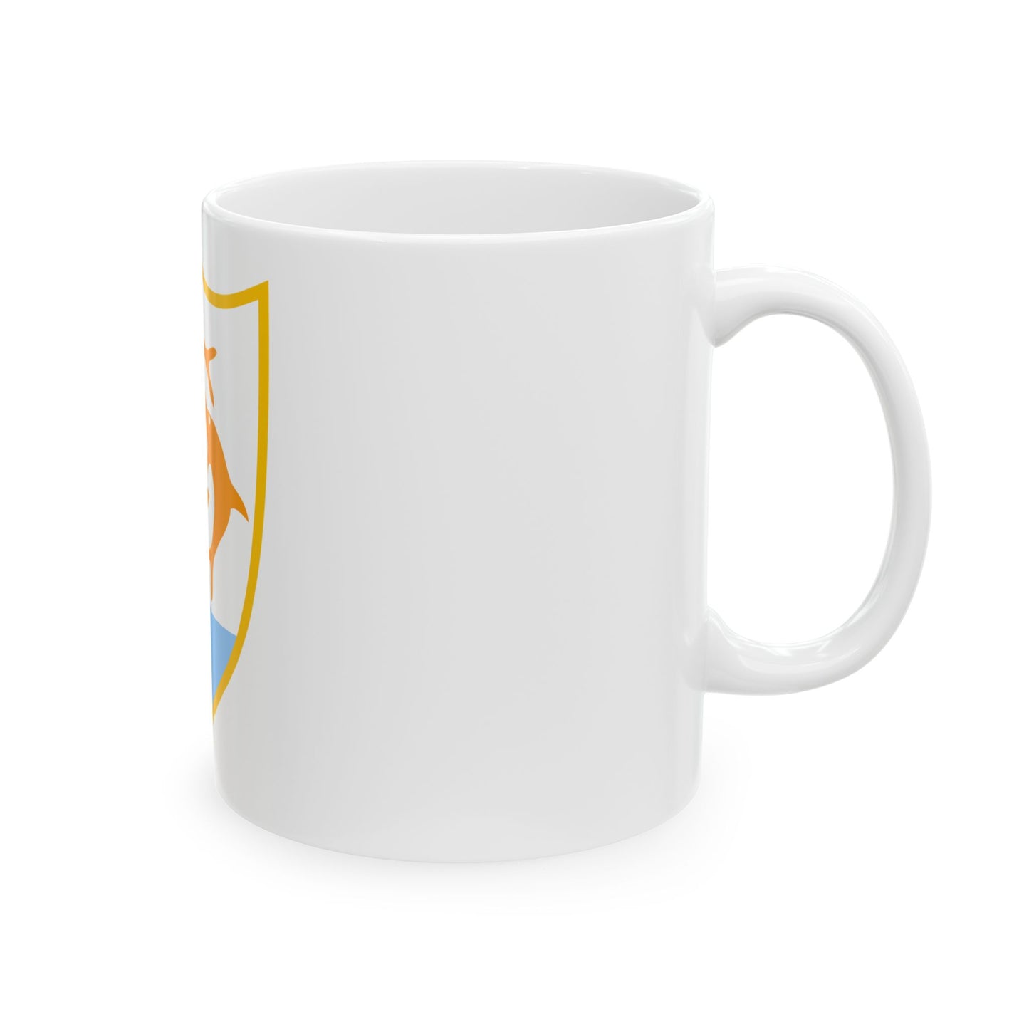 Coat of arms of Anguilla - White Coffee Mug