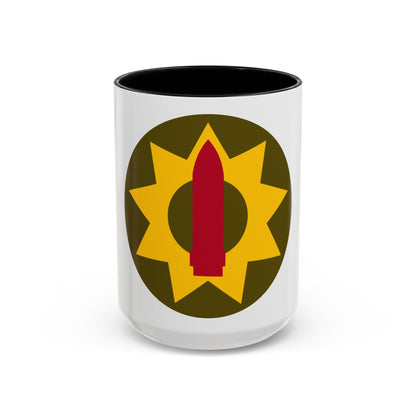 Pacific Coastal Frontier (U.S. Army) Accent Coffee Mug