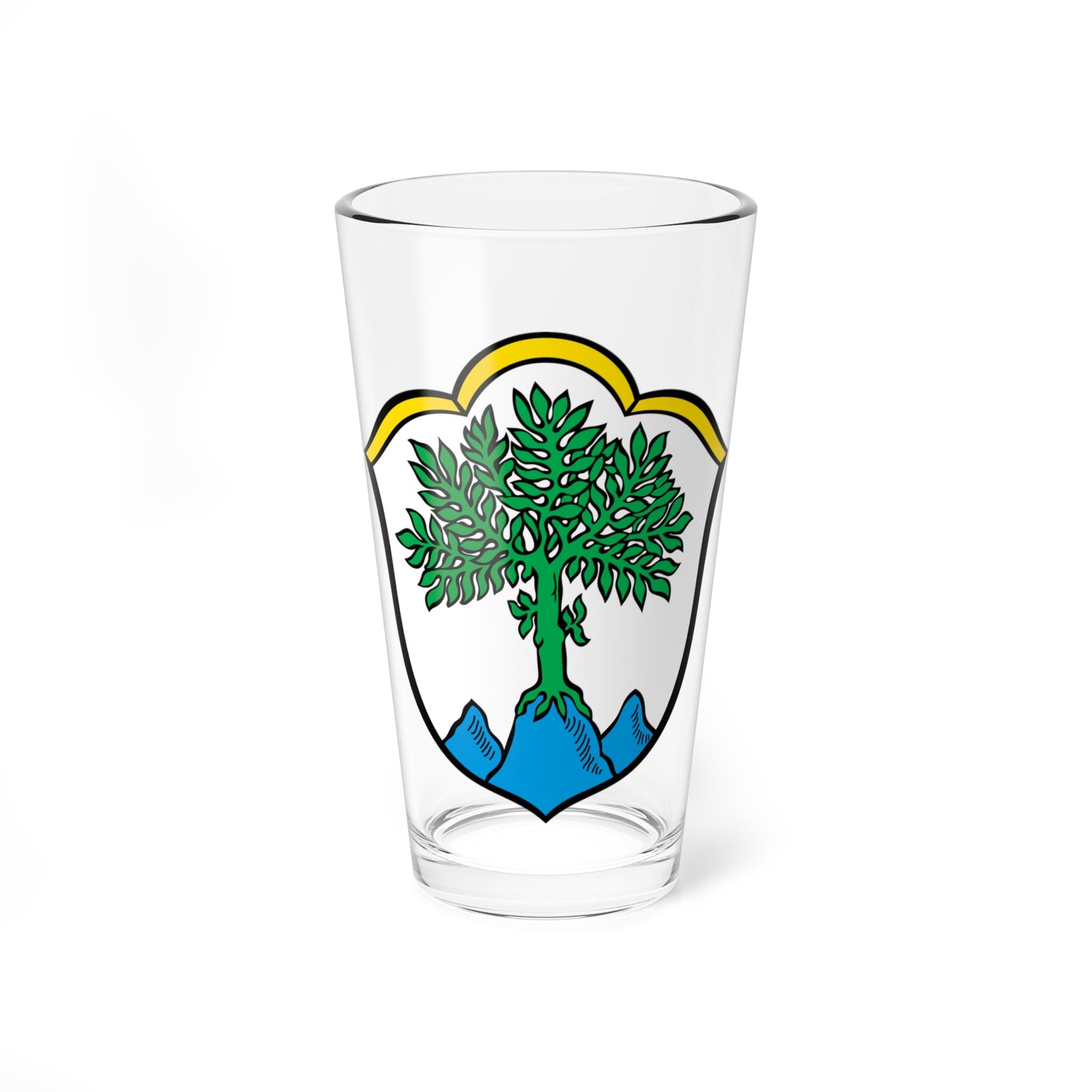 DEU Aschau im Chiemgau COA (Germany) (Coat of Arms) Pint Glass 16oz