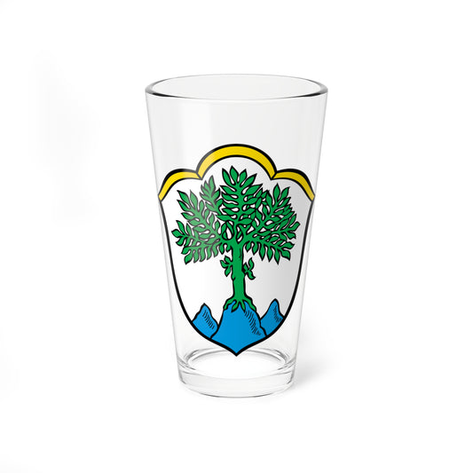 DEU Aschau im Chiemgau COA (Germany) (Coat of Arms) Pint Glass 16oz