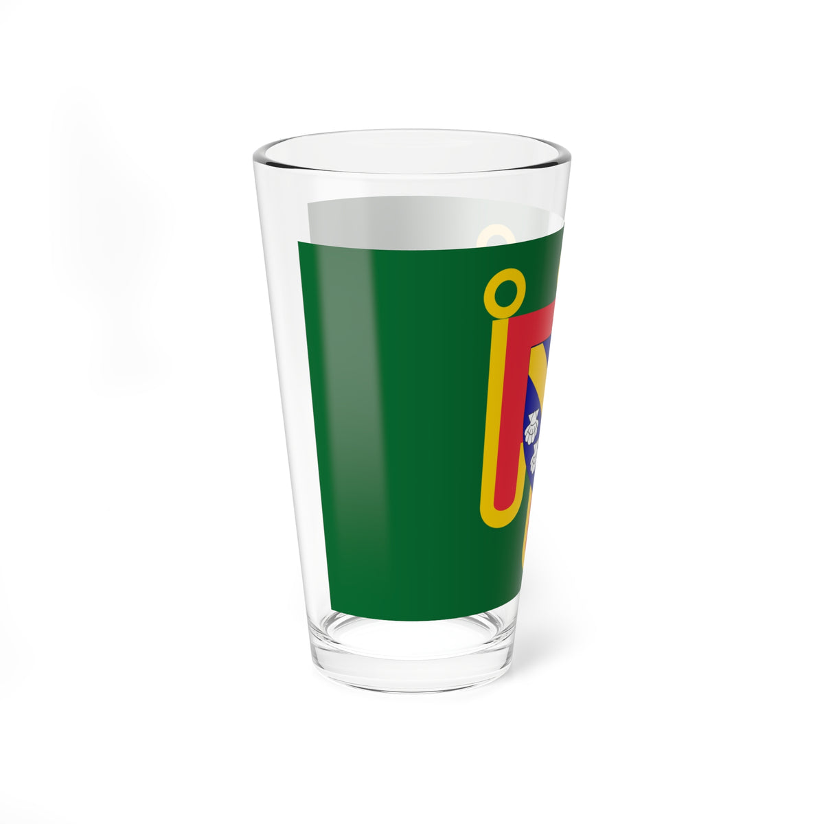 Drapeau fr departement Cantal (France) Pint Glass 16oz