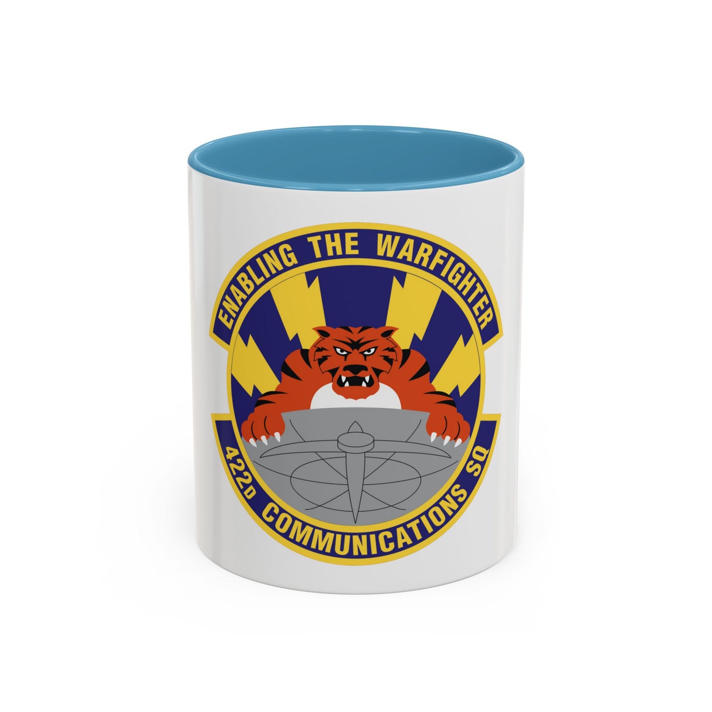 422d Communications Squadron (U.S. Air Force) Accent Coffee Mug