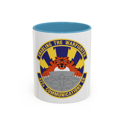 422d Communications Squadron (U.S. Air Force) Accent Coffee Mug