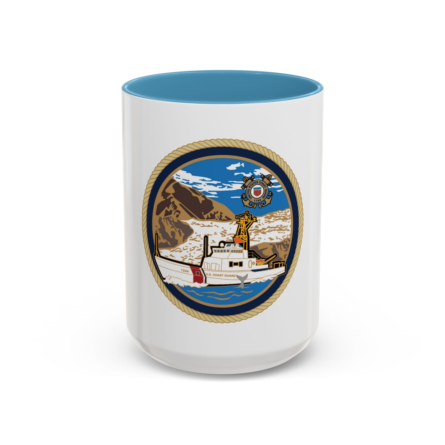 USCGC Liberty Boat (U.S. Coast Guard) Accent Coffee Mug