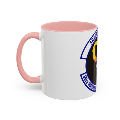 90th Information Operations Squadron (U.S. Air Force) Accent Coffee Mug