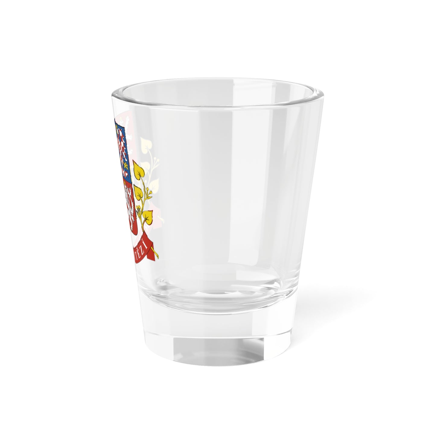 Greater coat of arms of the Czech Republic Presidential version (Czech Republic) (Coat of Arms) Shot Glass 1.5oz