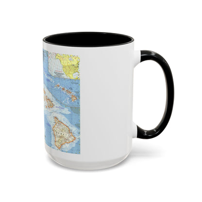 USA - Hawaii (1960) (Map) Accent Coffee Mug