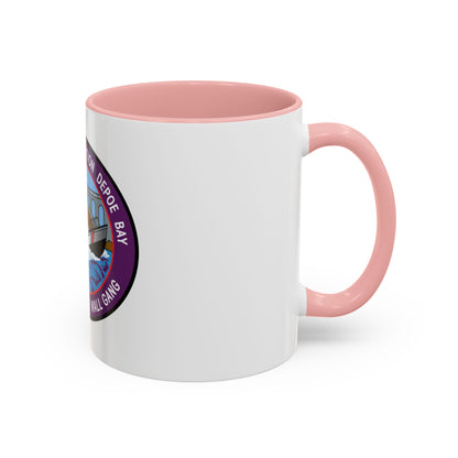 USCG Station Depoe Bay (U.S. Coast Guard) Accent Coffee Mug