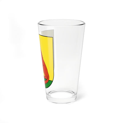Wülflingen-blazon (Switzerland) (Coat of Arms) Pint Glass 16oz