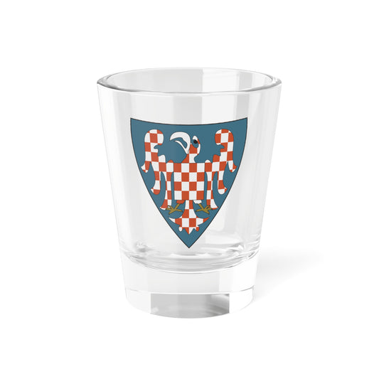 Lesser coat of arms of the Margraviate of Moravia Wenceslaus II (Czech Republic) (Coat of Arms) Shot Glass 1.5oz