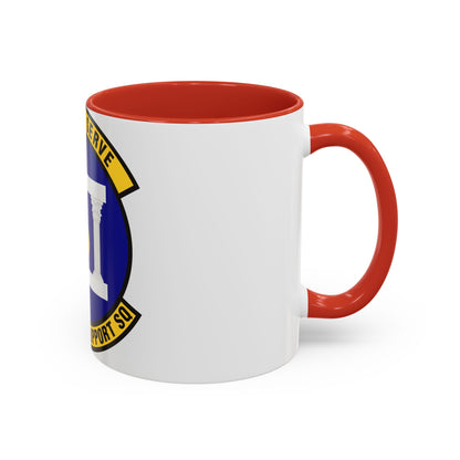 673d Force Support Squadron (U.S. Air Force) Accent Coffee Mug