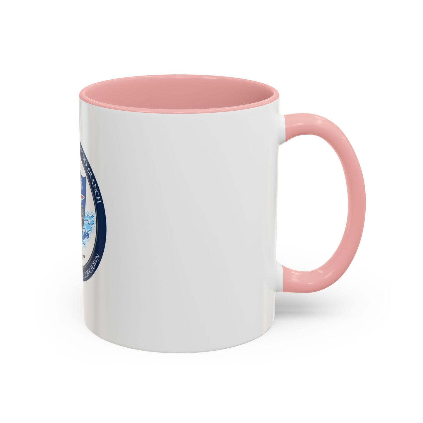 USCGC Training Yorktown (U.S. Coast Guard) Accent Coffee Mug