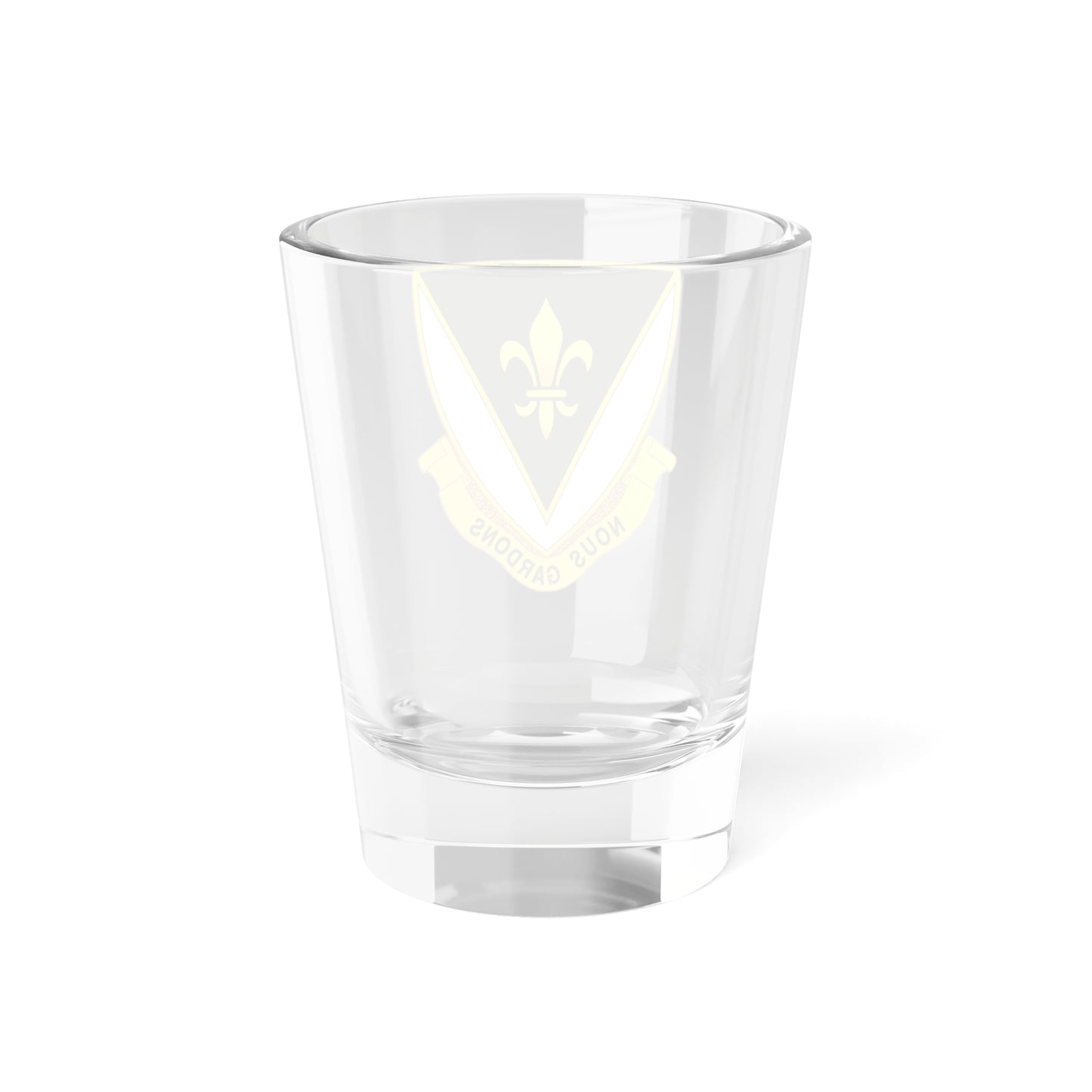 Verre à liqueur 329e régiment d'infanterie (armée américaine) 1,5 oz