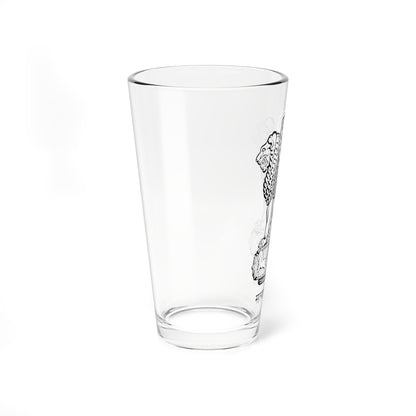 Emblem of India (India) (Coat of Arms) Pint Glass 16oz