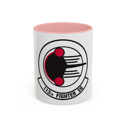 113 Fighter Squadron (U.S. Air Force) Accent Coffee Mug