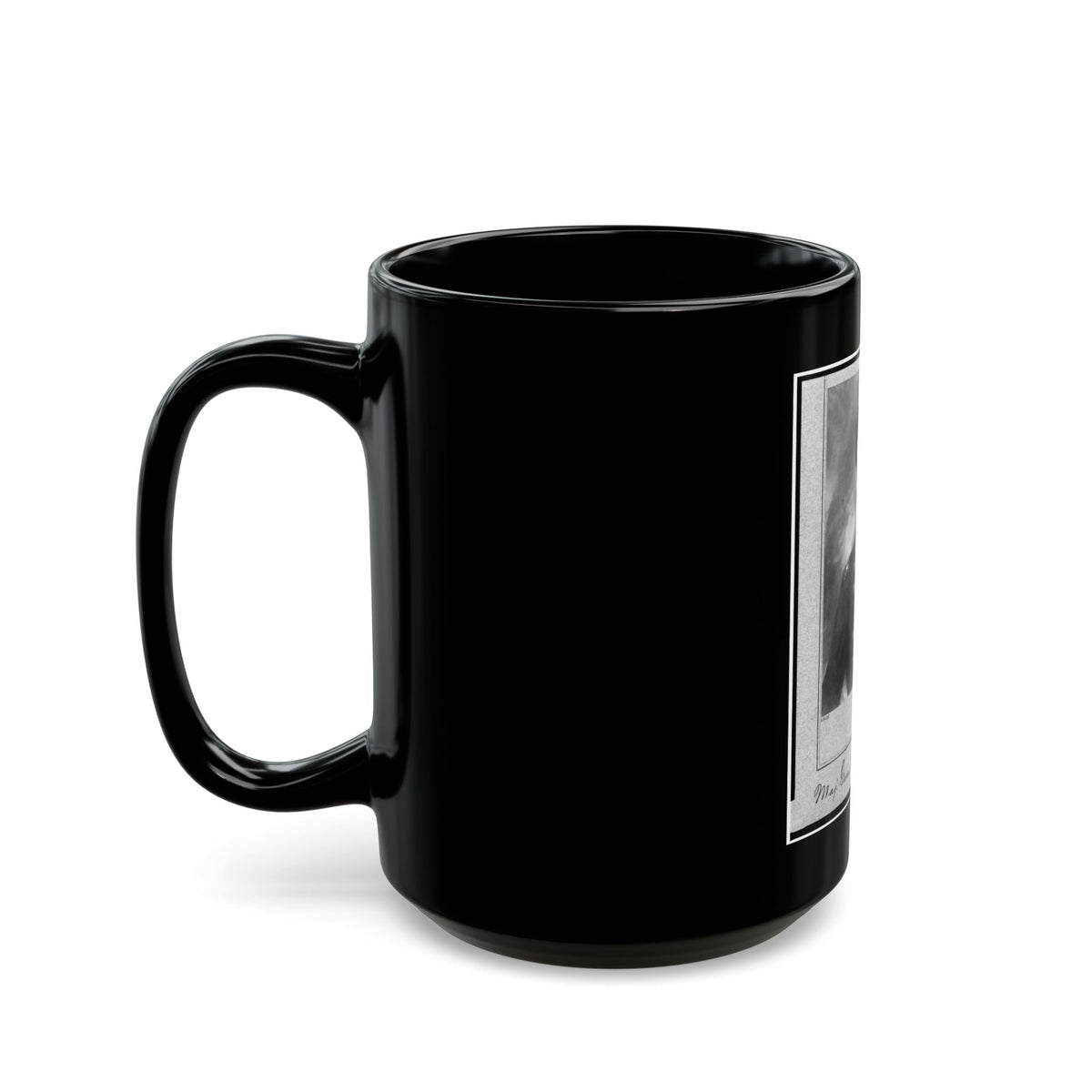 Maj. Gen. G.B. Cadwalader, Half-Length Portrait, Facing Right (U.S. Civil War) Black Coffee Mug