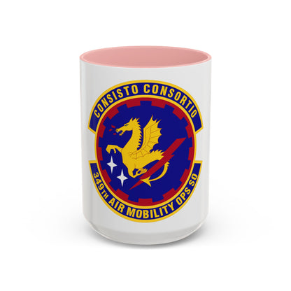 349th Air Mobility Operations Squadron (U.S. Air Force) Accent Coffee Mug