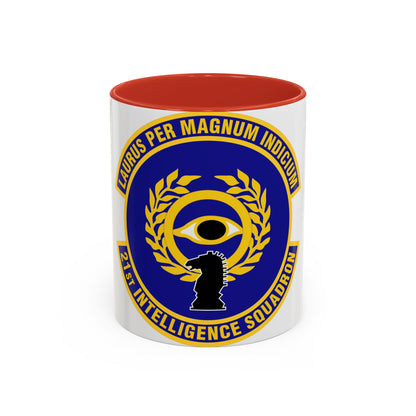 21st Intelligence Squadron (U.S. Air Force) Accent Coffee Mug