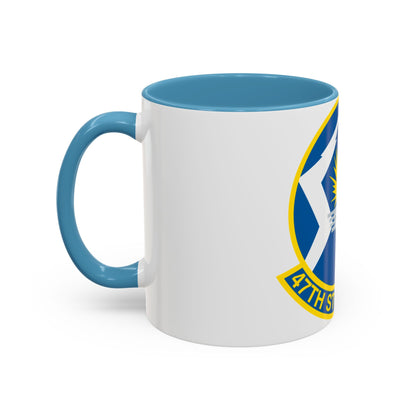 47th Student Sq (U.S. Air Force) Accent Coffee Mug