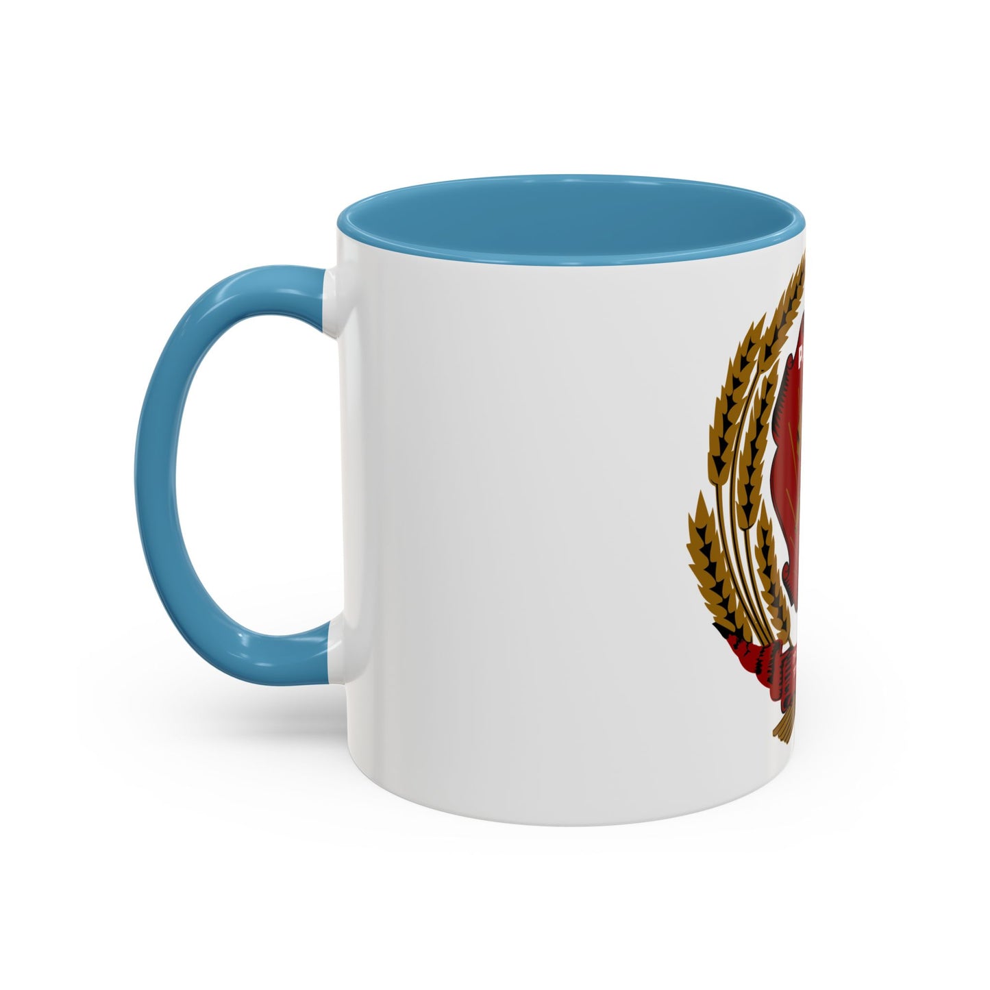 Emblem of the Moldavian SSR (1940-1941) - Accent Coffee Mug