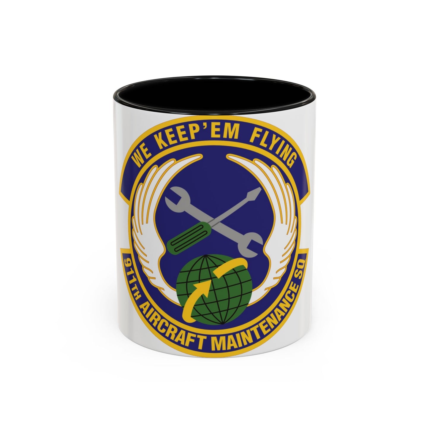 911th Aircraft Maintenance Squadron (U.S. Air Force) Accent Coffee Mug