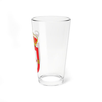 Escudo de Aldeacentenera Cáceres (Spain) (Coat of Arms) Pint Glass 16oz