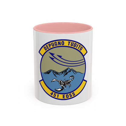 451st Expeditionary Operations Support Squadron (U.S. Air Force) Accent Coffee Mug
