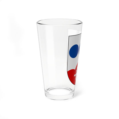 Kisa församling vapen (Sweden) (Coat of Arms) Pint Glass 16oz