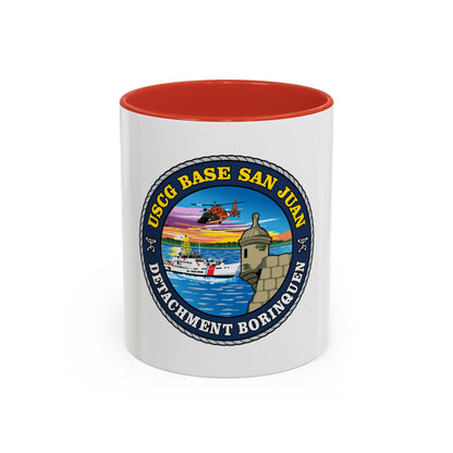 USCG Base San Juan (U.S. Coast Guard) Accent Coffee Mug