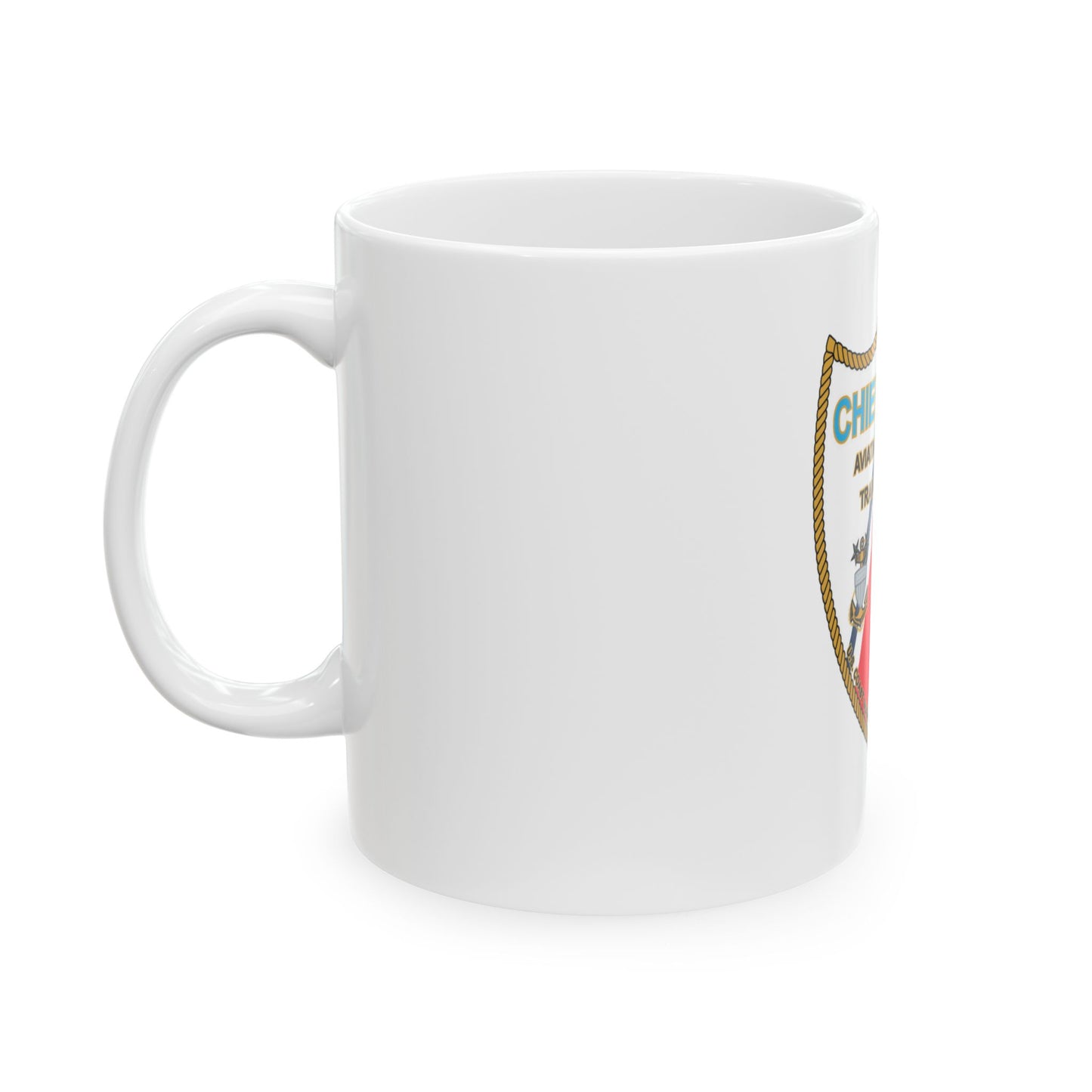 Chiefs Mess ATTC USCGC Elizabeth City NC (U.S. Coast Guard) White Coffee Mug