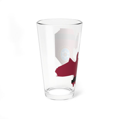 Flag-map of Salta Province (Argentina) Pint Glass 16oz