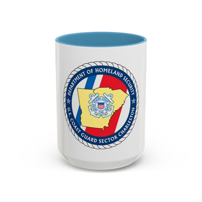 USCG Sector Charleston   DHS (U.S. Coast Guard) Accent Coffee Mug