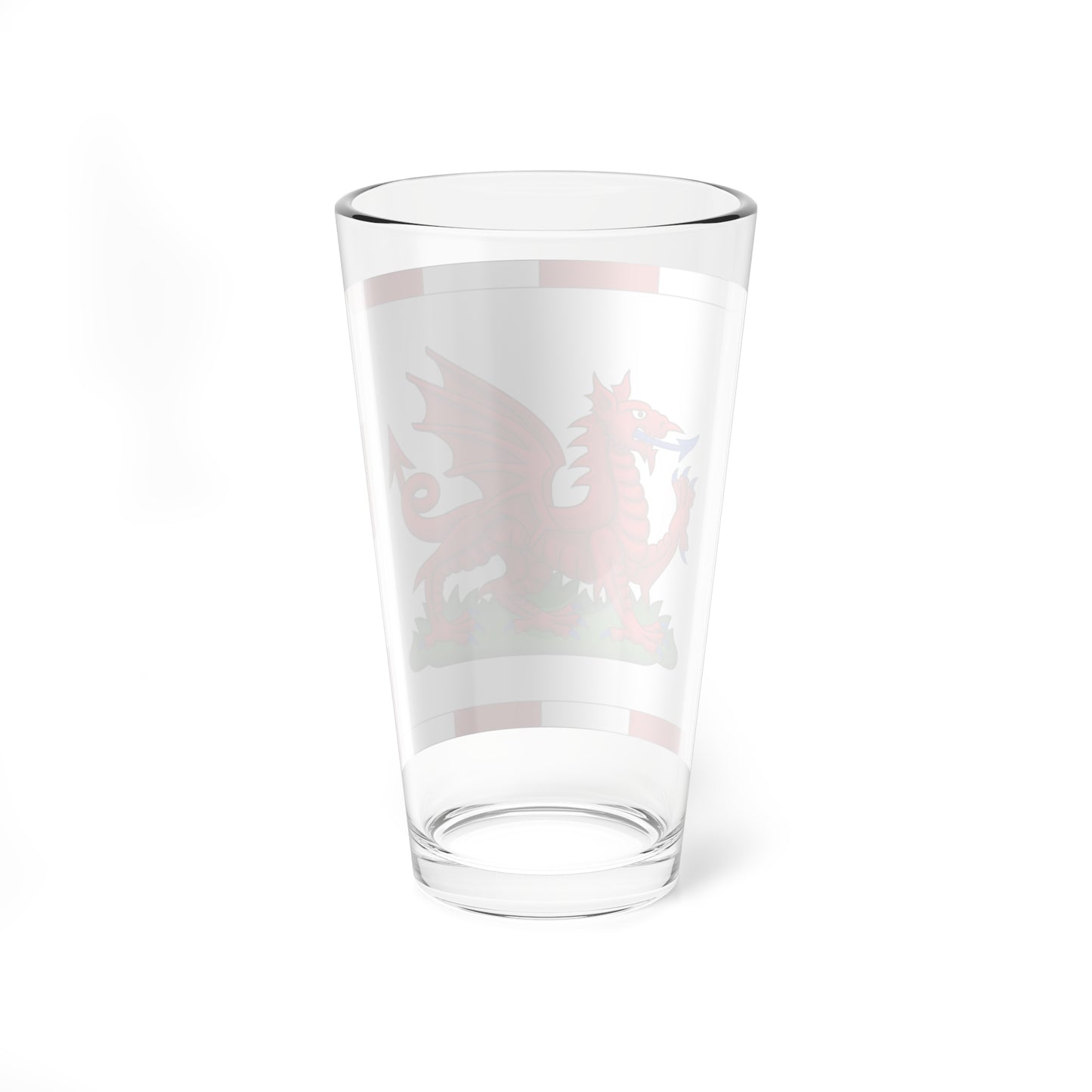 Flag of the Rouge Dragon Pursuivant of Arms (United Kingdom) Pint Glass 16oz