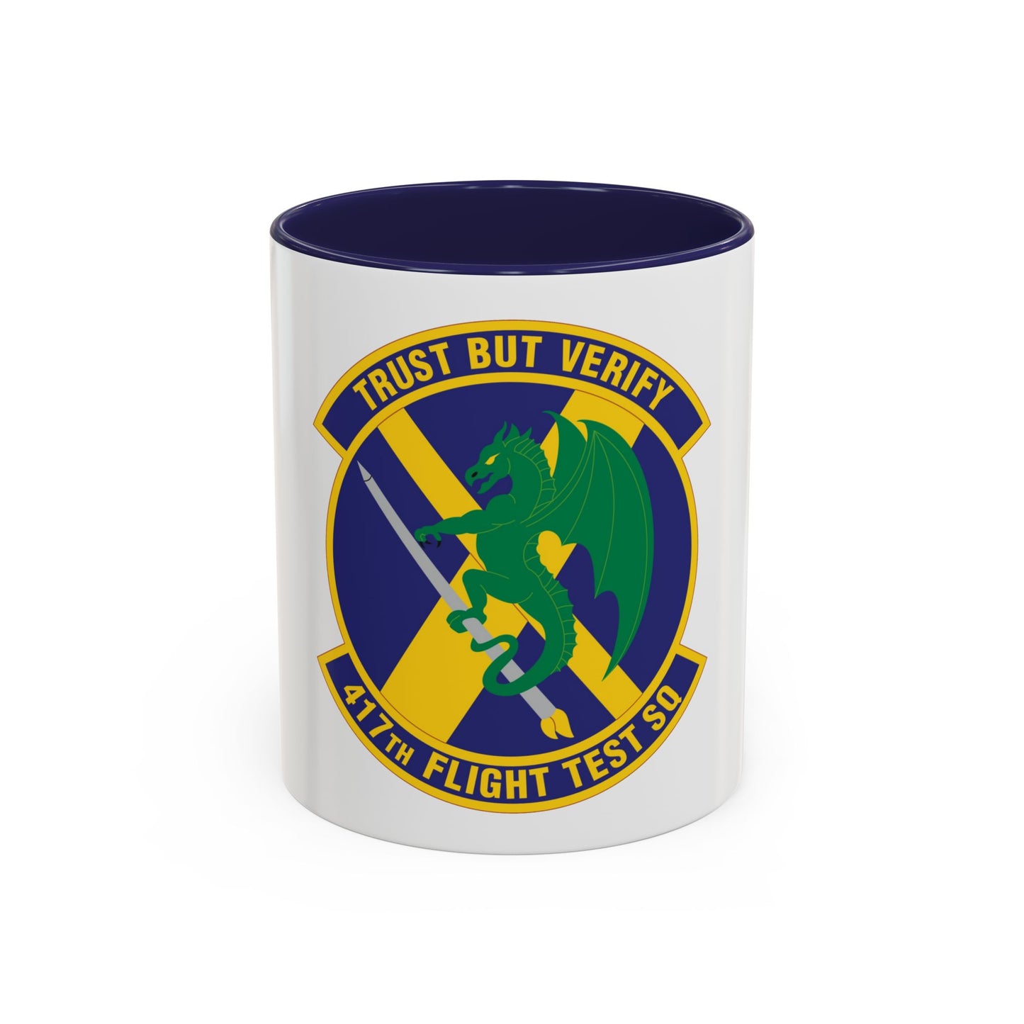417th Flight Test Squadron (U.S. Air Force) Accent Coffee Mug