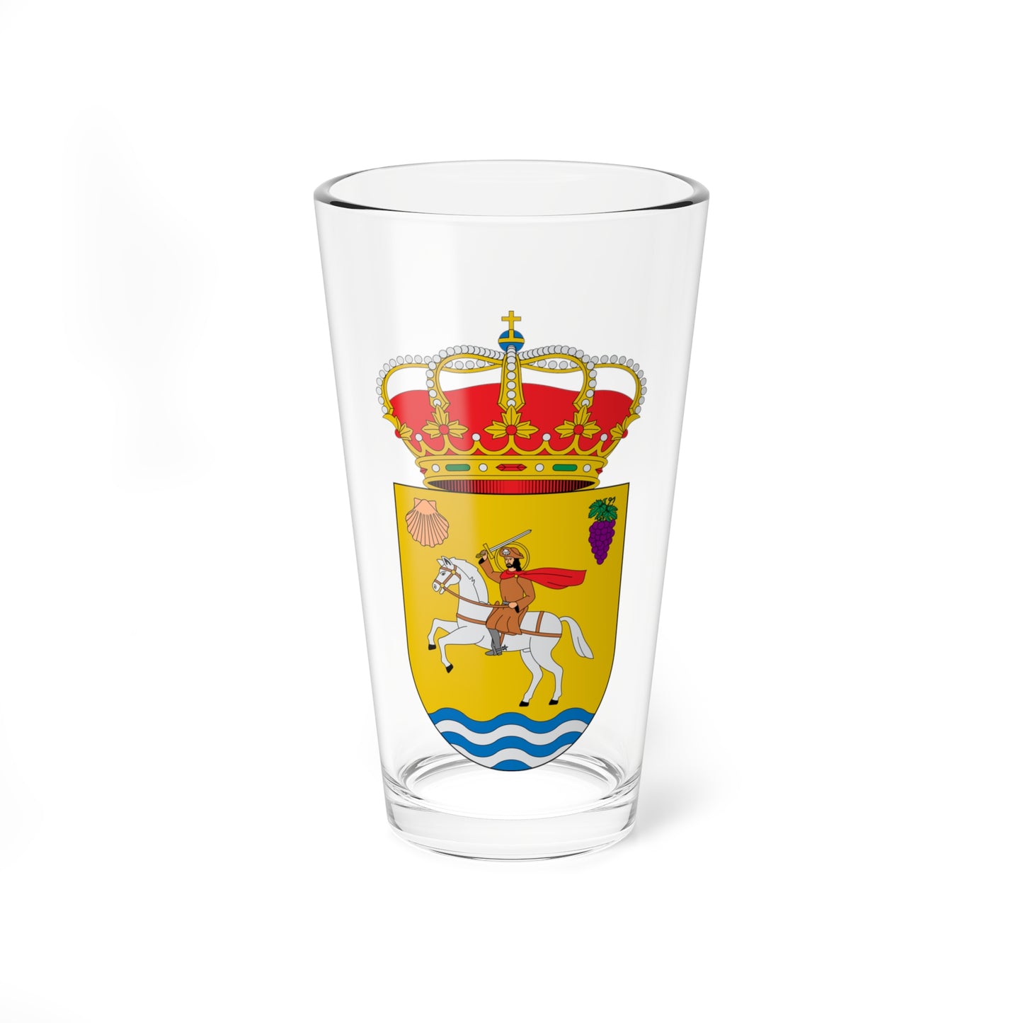 Escudo de Alesanco La Rioja (Spain) (Coat of Arms) Pint Glass 16oz