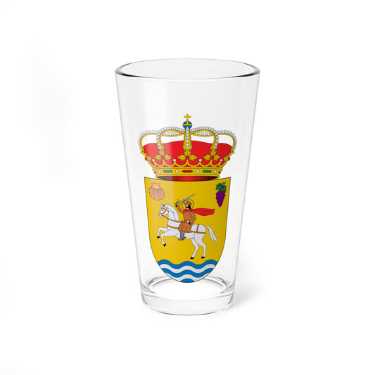 Escudo de Alesanco La Rioja (Spain) (Coat of Arms) Pint Glass 16oz