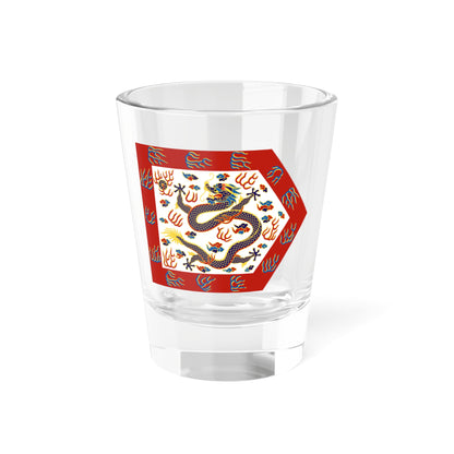Bordered White Banner (China) Shot Glass 1.5oz