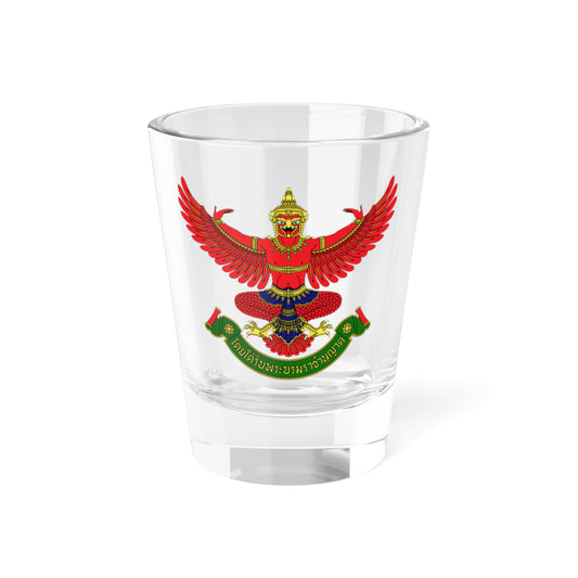 Garuda Emblem of Thailand Royal Warrant (Thailand) (Coat of Arms) Shot Glass 1.5oz