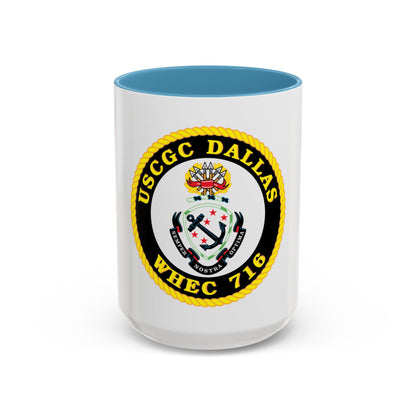 USCGC Dallas WHEC 716 (U.S. Coast Guard) Accent Coffee Mug