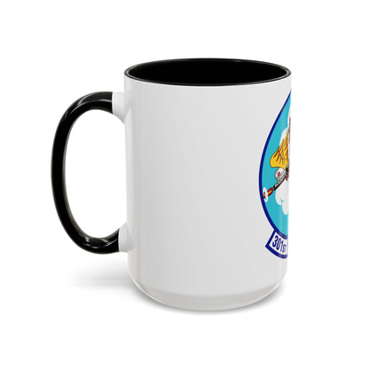 301st Fighter Squadron AETC Emblem (U.S. Air Force) Accent Coffee Mug