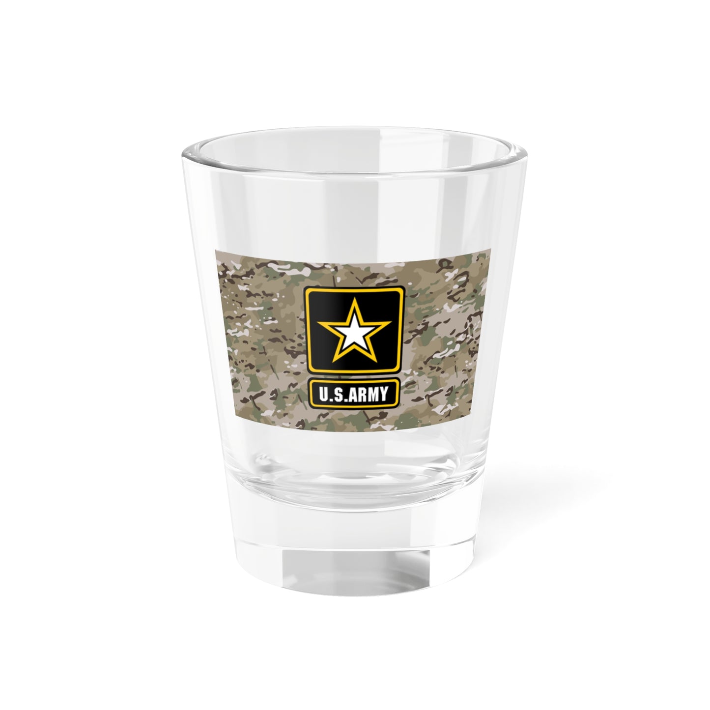 U.S. Army MultiCam flag (United States) Shot Glass 1.5oz