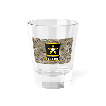 U.S. Army MultiCam flag (United States) Shot Glass 1.5oz