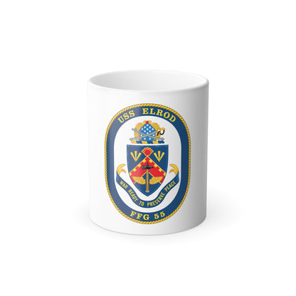 USS Elrod FFG 55 (U.S. Navy) Color Changing Mug 11oz
