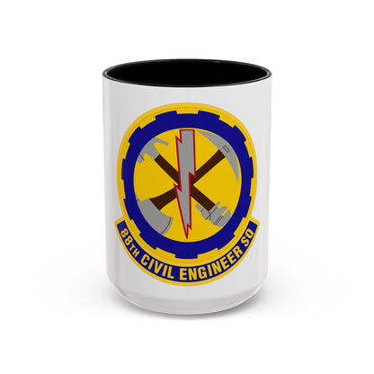 88 Civil Engineer Squadron AFMC (U.S. Air Force) Accent Coffee Mug