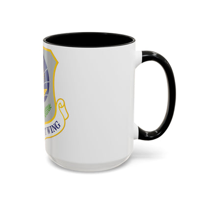 62d Airlift Wing (U.S. Air Force) Accent Coffee Mug