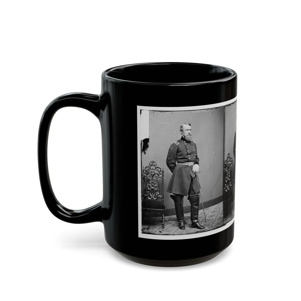Brig. Gen. David B. Birney (U.S. Civil War) Black Coffee Mug