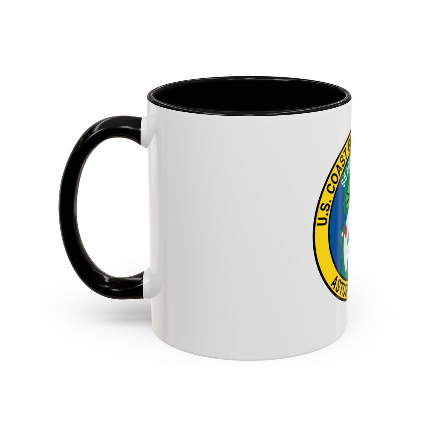 USCG Air Station Astoria (U.S. Coast Guard) Accent Coffee Mug