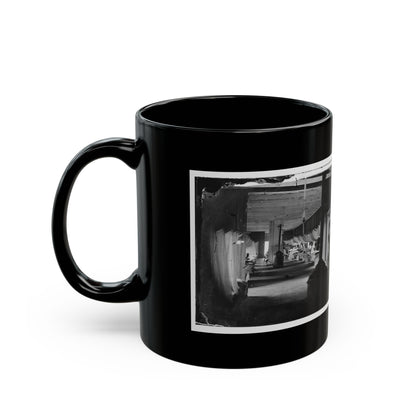 Washington, D.C. Patients In Ward Of Harewood Hospital; Mosquito Nets Over Beds (U.S. Civil War) Black Coffee Mug