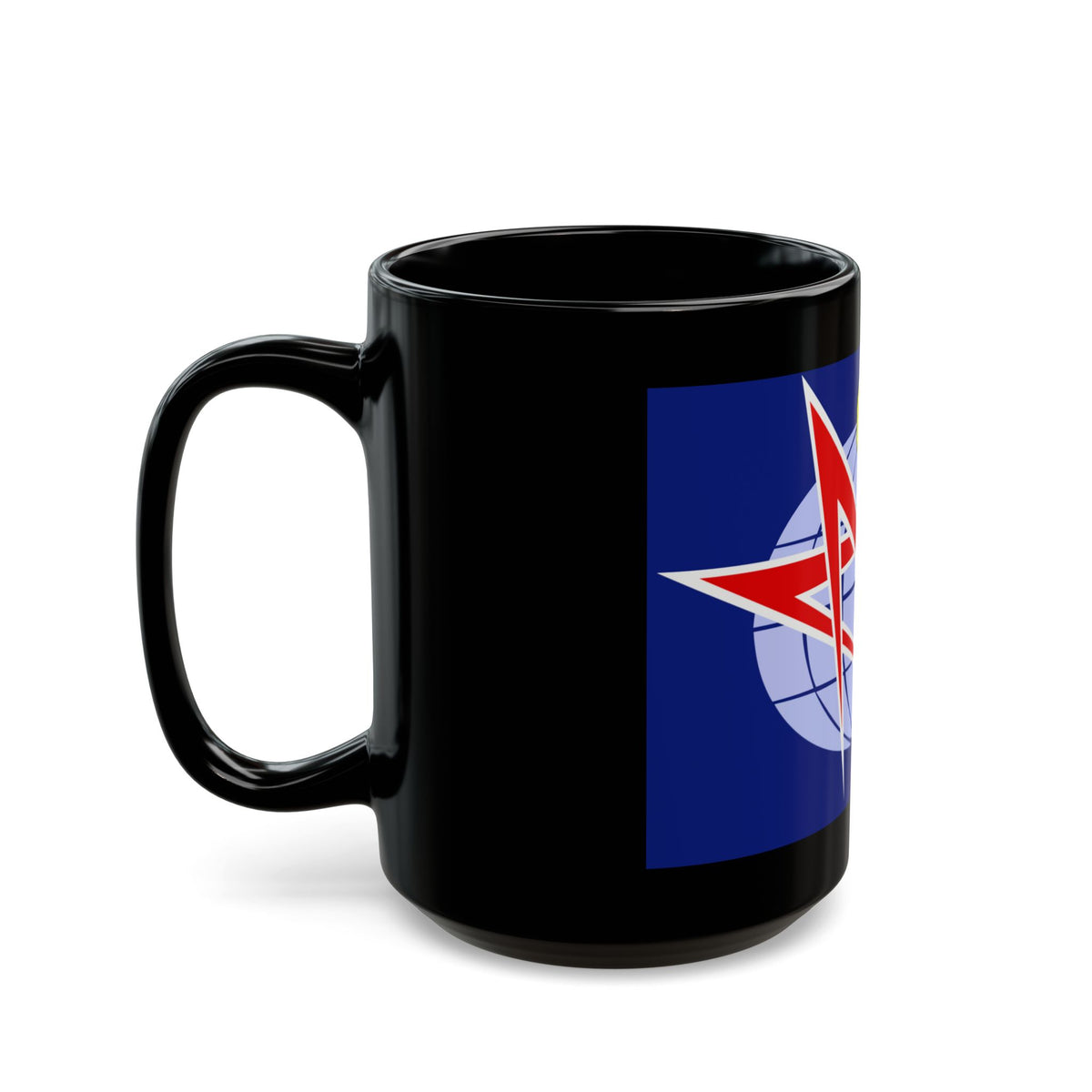 Salyut Program (Soyuz Programme) Black Coffee Mug