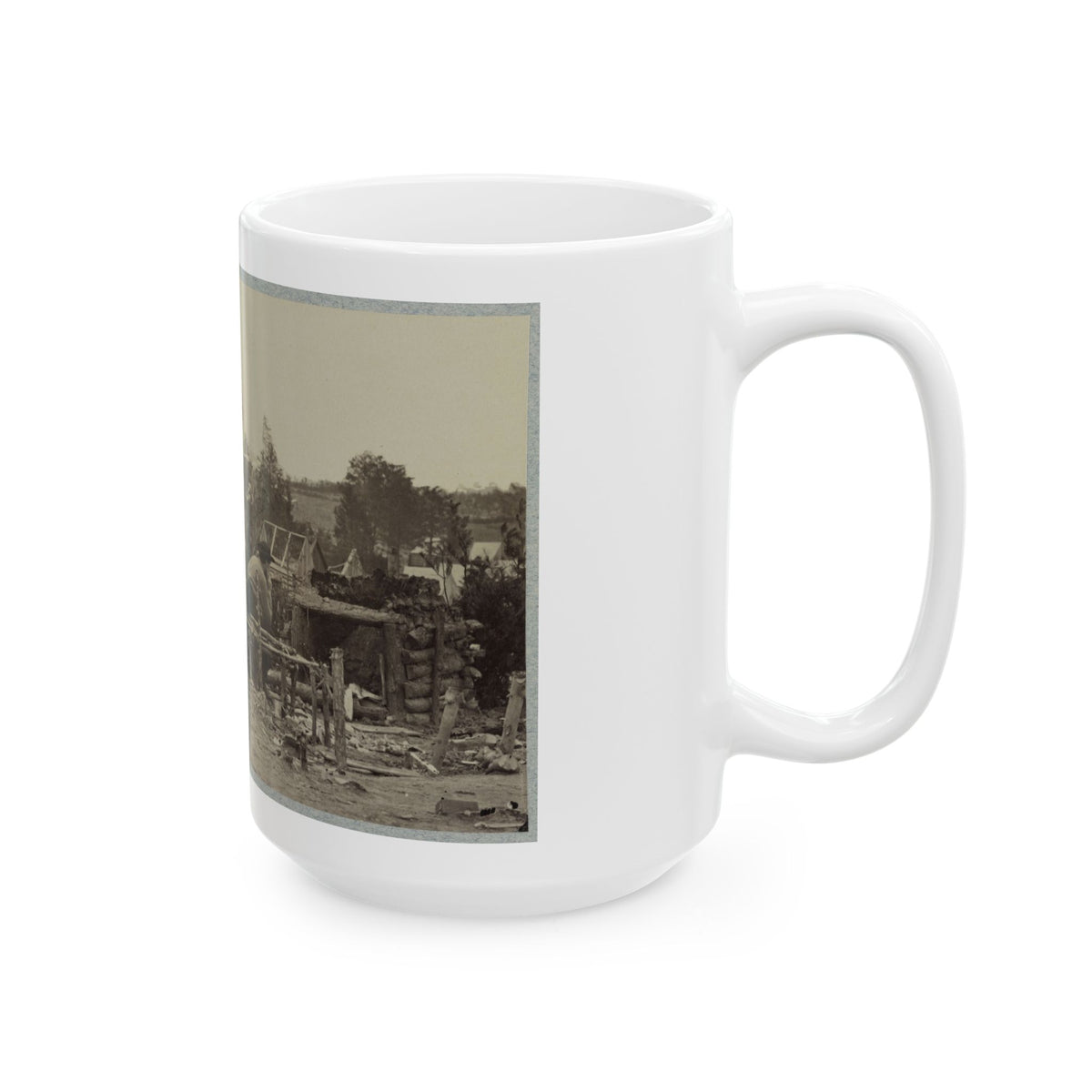 Abandoned Camp Of 9th Army Corps Near Falmouth, Va., February, 1863 (U.S. Civil War) White Coffee Mug